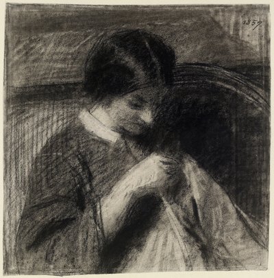 Femme cousant - Ignace Henri Jean Fantin Latour