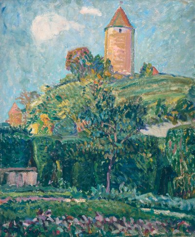 Vue de Romont - Ignace Nazaire Oswald Pilloud