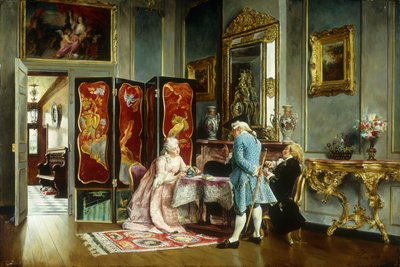 Figures dans un intérieur élégant, 1879 - Ignacio Leon y Escosura