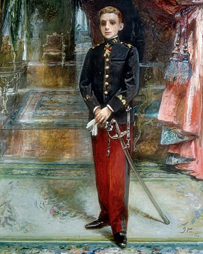 Portrait du roi Alphonse XIII d