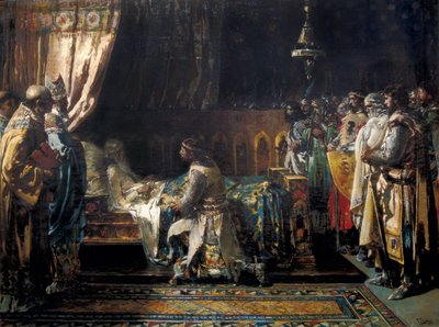 Les derniers moments du roi Jacques Ier dit le Conquérant - Ignacio Pinazo Camarlech