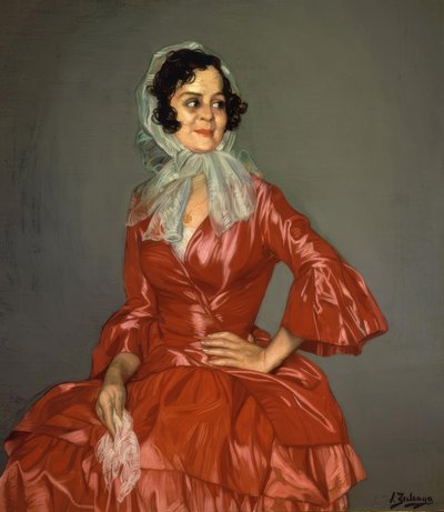 Angustias de Rojo - Ignacio Zuloaga y Zabaleta