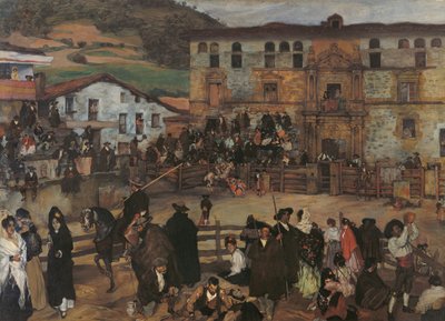 Corrida à Éibar - Ignacio Zuloaga y Zabaleta
