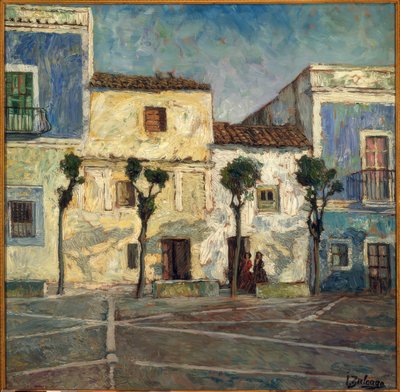 Maisons au soleil - Ignacio Zuloaga y Zabaleta