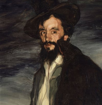 (détail) Portrait du peintre Pablo Uranga – 1905 - Ignacio Zuloaga y Zabaleta
