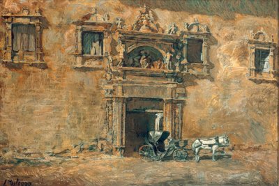 Le portail du Palacio de Peñaranda de Duero - Ignacio Zuloaga y Zabaleta