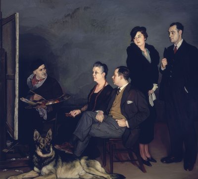 Le peintre et sa famille - Ignacio Zuloaga y Zabaleta