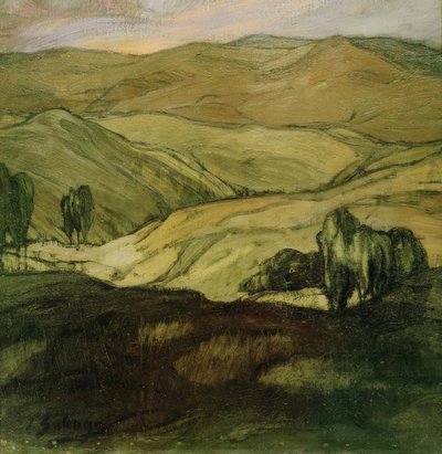 Paysage en Aragon - Ignacio Zuloaga y Zabaleta