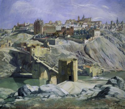Paysage clair de Tolède - Ignacio Zuloaga y Zabaleta