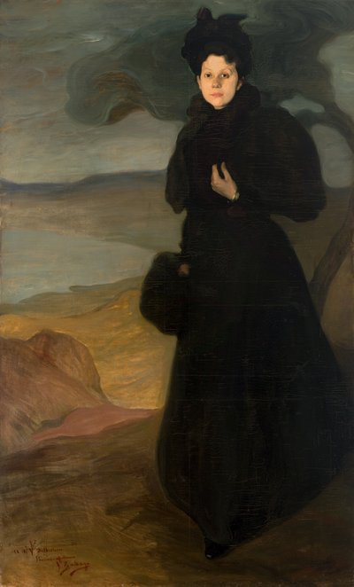 Portrait de Mademoiselle Valentine Dethomas, vers 1895 - Ignacio Zuloaga y Zabaleta