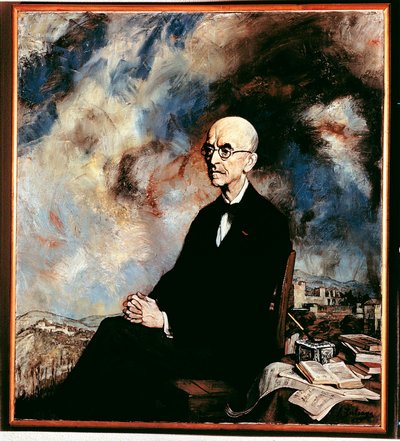 Portrait de Manuel de Falla (1876-1946), compositeur espagnol - Ignacio Zuloaga y Zabaleta