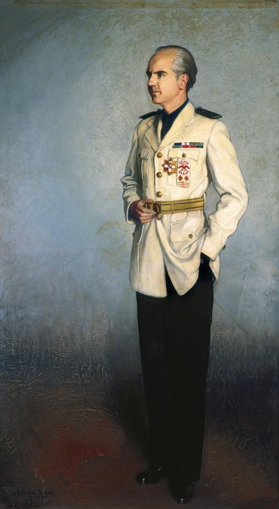 Portrait de Ramon SERRANO SUNER (1901-2003) juge et homme politique espagnol - Ignacio Zuloaga y Zabaleta