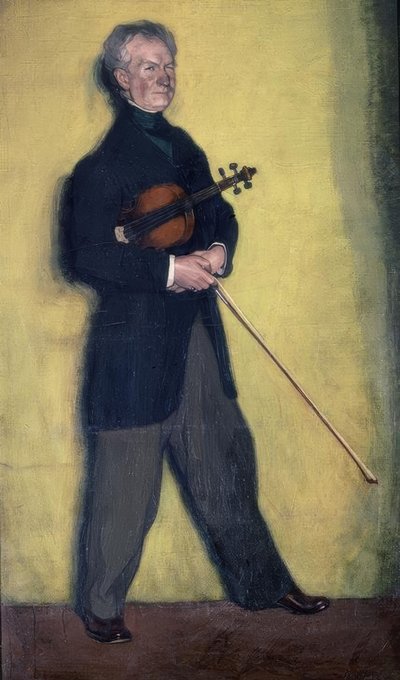 Portrait du violoniste Larrapide – 1910 – 185 × 111 cm - Ignacio Zuloaga y Zabaleta
