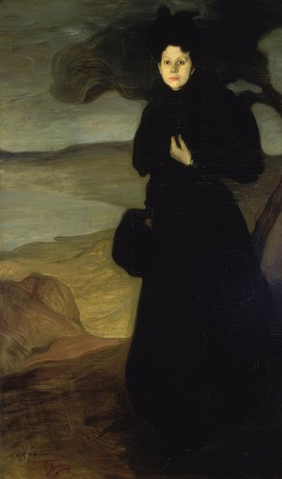 Portrait de Valentine Dethomas – 1894/95 – 200 x 120 cm - Ignacio Zuloaga y Zabaleta
