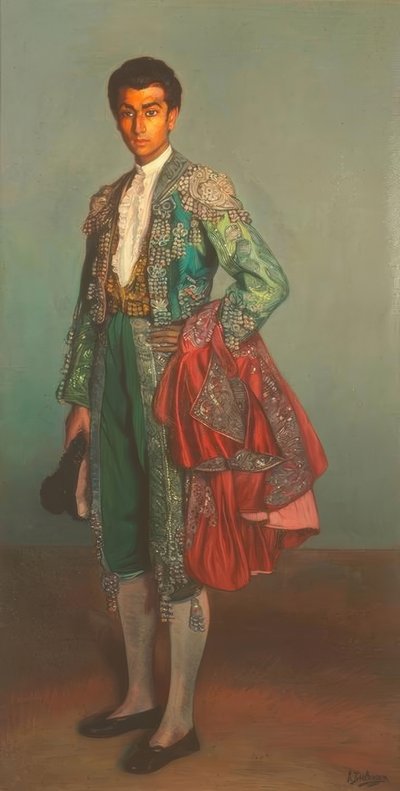 Portrait du torero Rafael Albaicin - Ignacio Zuloaga y Zabaleta