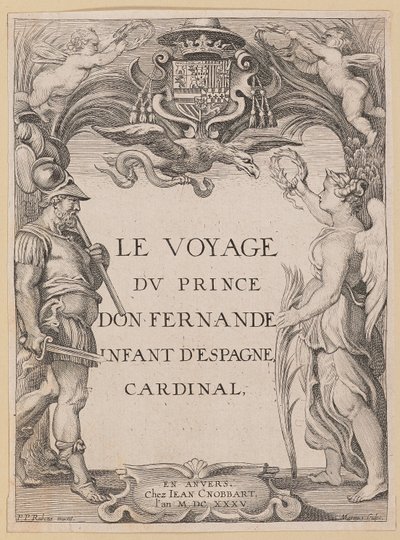 Page de titre pour Le Voyage Dv Prince Don Fernande Infant d