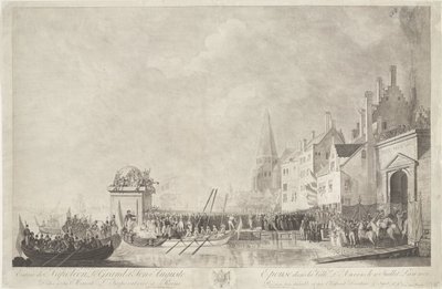 Arrivée de Napoléon et Joséphine à Anvers, 1803 - Ignatius Joseph van den Berghe