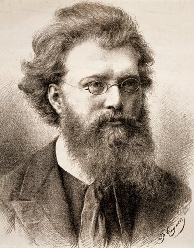 Portrait de Hans Richter (gravure) - Ignaz Eigner