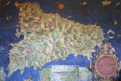 Carte de la Sicile - Ignazio Danti
