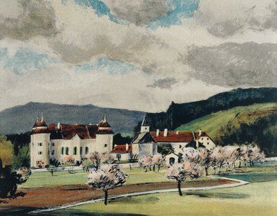 Château de Weinzierl près de Wieselburg, vers 1909 - Igo Potsch