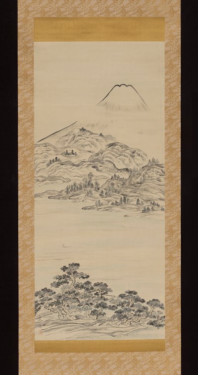 Mont Fuji, vue depuis la baie de Tago no Ura - Ike no Taiga