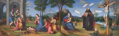 Vision de Saint Augustin - Il (1450-1517) Francia