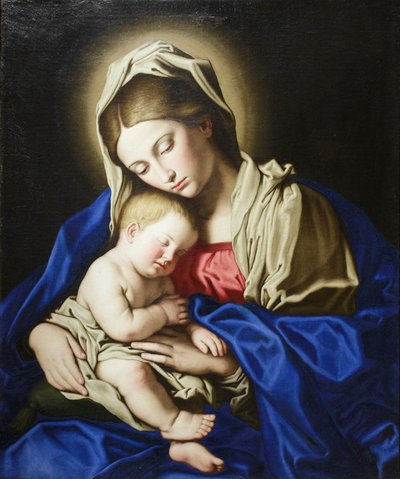 Madone et enfant, c.1638 - Il (1609 85) Sassoferrato