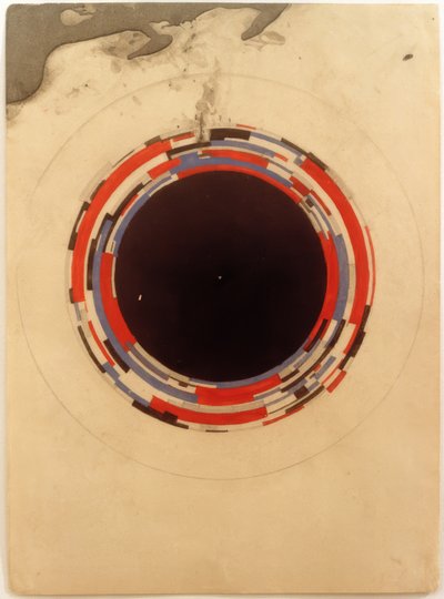 Projet de peinture suprématiste pour porcelaine - Ilja Grigorewitsch Tschaschnik