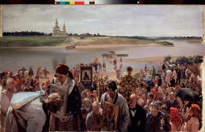Procession de Pâques - Illarion Mikhailovich Pryanishnikov