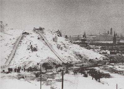 La démolition de la cathédrale du Christ-Sauveur à Moscou, 1931 - Ilya Arnoldovich Ilf