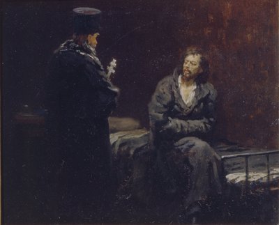 Avant la confession, 1879-1885 - Ilya Efimovich Repin