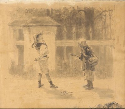 Fille mendiant, 1889 - Ilya Efimovich Repin