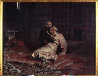 Ivan IV le Terrible étreint son fils Ivan Ivanovich - Ilya Efimovich Repin
