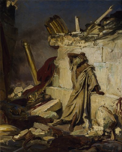 Jérémie déplorant la destruction de Jérusalem, 1870 - Ilya Efimovich Repin