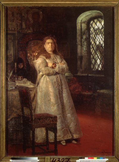 La régente Sophie - Ilya Efimovich Repin