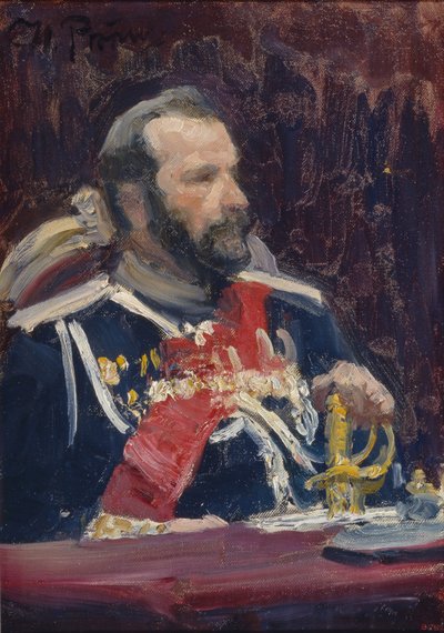 Portrait du général Alexei Nikolaïevitch Kouropatkine 1848-1925, c.1901-1902 - Ilya Efimovich Repin