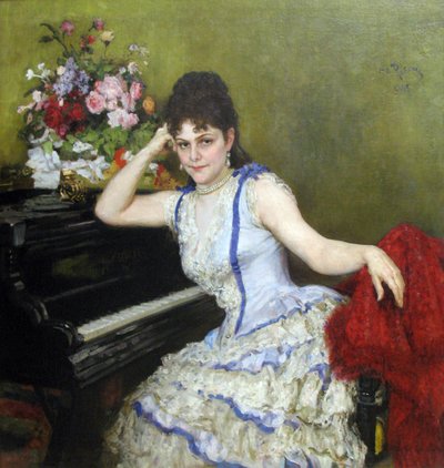 Portrait de S.I. Menter - Ilya Efimovich Repin