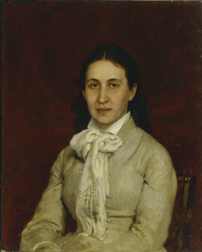 Portrait de Yelizaveta Grigoryevna Mamontova 1847-1908, 1878 - Ilya Efimovich Repin