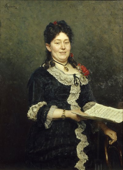 Portrait de la chanteuse d