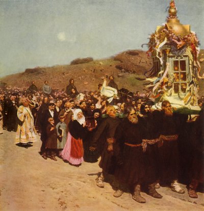 Procession dans la Gubernia de Koursk, 1880-1883, 1965 - Ilya Efimovich Repin