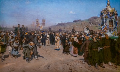 Procession religieuse dans la province de Koursk - Ilya Efimovich Repin