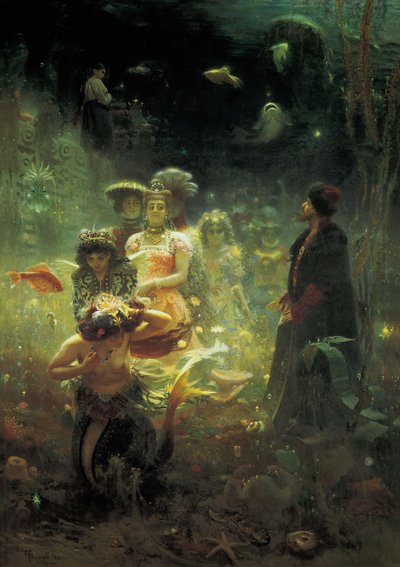 Sadko dans le royaume sous-marin - Ilya Efimovich Repin