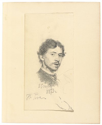 Autoportrait, 1873 - Ilya Efimovich Repin