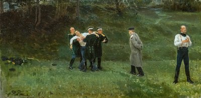 Le Duel - Ilya Efimovich Repin
