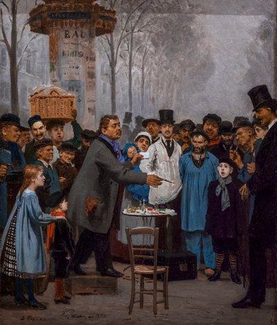 Le Vendeur de Nouveautés à Paris - Ilya Efimovich Repin