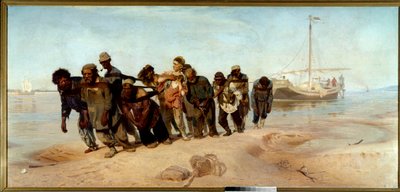 Les Bateliers de la Volga - Ilya Efimovich Repin
