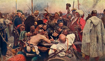 La Réponse des Cosaques au Sultan Zaporozhtsy - Ilya Efimovich Repin