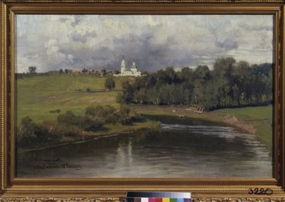 Vue du village Varvarino (Russie) - Ilya Efimovich Repin