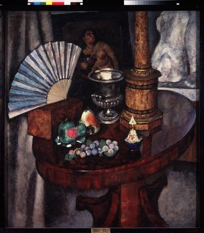 Nature morte avec éventail - Ilya Ivanovich Mashkov