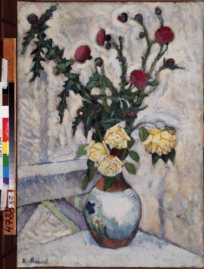 Roses et chardons - Ilya Ivanovich Mashkov